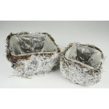 Obal na květináč Proutěný obal 12 a 18 cm, 12 a 18 cm