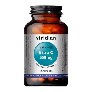 VIRIDIAN nutrition Extra C 550mg 90 kapslí