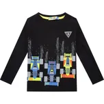 Chlapecké triko černé Kugo M0210 Velikost: 104