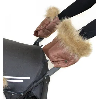 Rukávník EMITEX Luxury rukavice hnědé