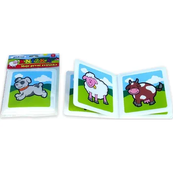 Teddies Knížka pískací Moje první zvířátka 13 x 12,5 cm Hračka pro nejmenší Teddies Knížka pískací Moje první zvířátka 13 x 12,5 cm