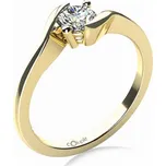 Couple, Zásnubní prsten Tanya, žluté zlato se zirkonem, vel. 50, prům. 15.9 mm, 585-68-1-4053.0Z00.0.50.001