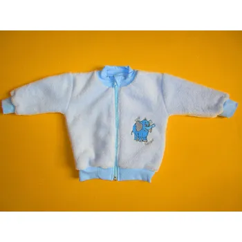 Arex, ČR Teplá kojenecká mikina s výšivkou Barva: světlemodrá, Velikost: 62