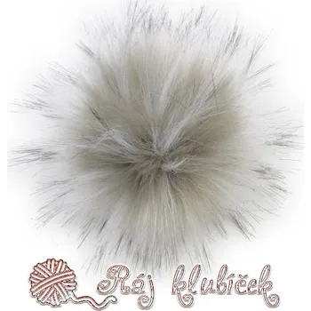 Příze Bambule z Ráje 56 - šedozelená, bíločerné konce