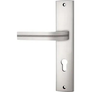 Stavební výplň Klika Madge Z5 WB72 nikl perla ľevá