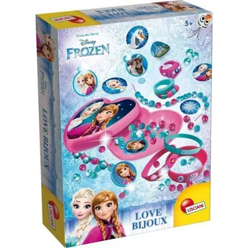 dětská sada na výrobu šperků Lisciani Frozen Tvorba šperků s prsteny