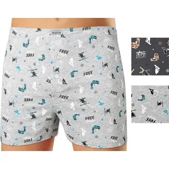 Pánské spodní prádlo Andrie PS5500 pánské bavlněné trenýrky XXL