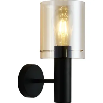 Nástěnné svítidlo Italux WL-5581-1A-BK+AM Sardo | 40W E27 + K nákupu nad 3000 Kč dárek zdarma