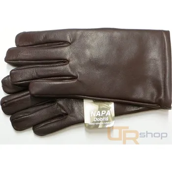 Rukavice 2 2001 pánské kožené rukavice podšívkové NAPA 10,5 Černá