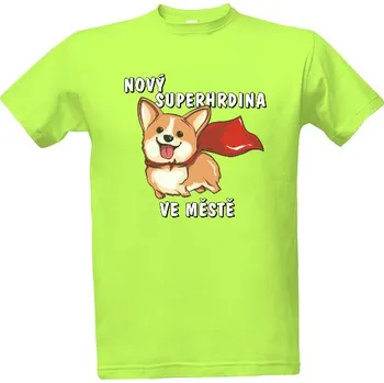 Tričko s potiskem Nový superhrdina pánské