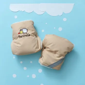 Rukávník Rukavice na kočárek Snowy Sand
