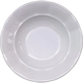 Talíř G. Benedikt 1882 Talíř hluboký Benedikt bílý, nedekorovaný průměr 24cm