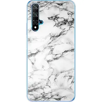 Pouzdro na mobilní telefon Odolné silikonové pouzdro iSaprio - White Marble 01 - Huawei Nova 5T