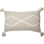 Polštář Lorena Canals pletený, světle šedý - Oasis