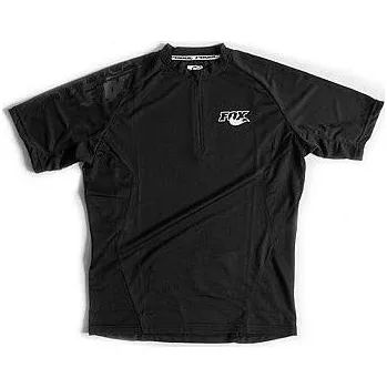 cyklistický dres FOX dres RACE krátký rukáv (černý)