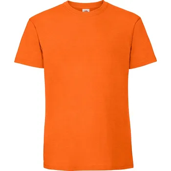 Pánské tričko Fruit of the Loom Pánské tričko Fruit of the Loom Iconic Premium Oranžová M