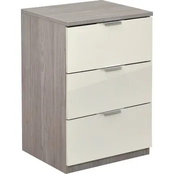 Noční stolek Noční stolek 3F EL - dub severský/písek lesk