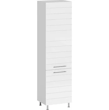 Kuchyňská skříňka Kuchyňská skříňka Daria 60 cm, bílá/ popelavě šedá, 2D 60CM