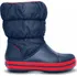 Chlapecké sněhule Crocs Winter Puff Boot Kids Navy/Red