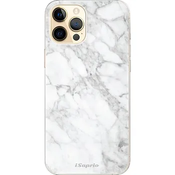 Pouzdro na mobilní telefon Odolné silikonové pouzdro iSaprio - SilverMarble 14 - iPhone 12 Pro Max