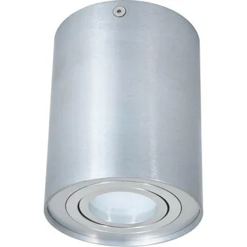 Svítidlo Berge Podhledové bodové svítidlo přisazené OS100-BP výklopné - kruhové - stříbrná matná + patice GU10