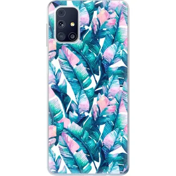 Pouzdro na mobilní telefon Odolné silikonové pouzdro iSaprio - Palm Leaves 03 - Samsung Galaxy M31s