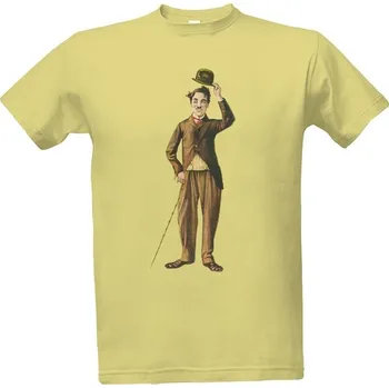 Pánská móda Tričko s potiskem Charlie Chaplinshow pánské