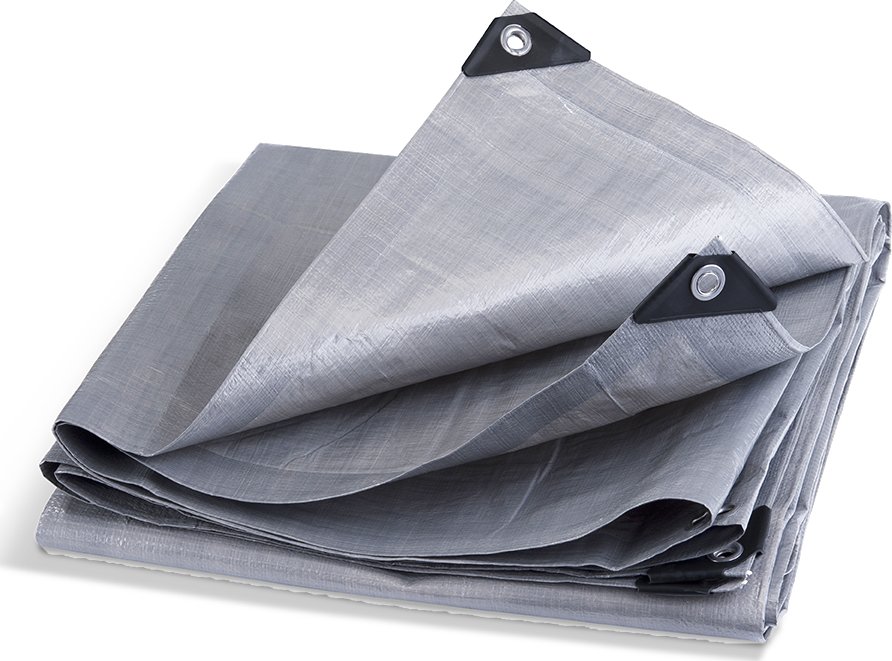 Zakrývací plachta 3x4m 130g/m2 šedá