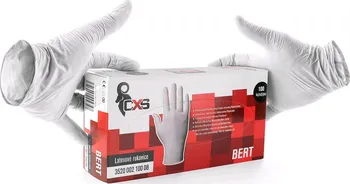 Vyšetřovací rukavice CXS Bert Latexové pudrované
