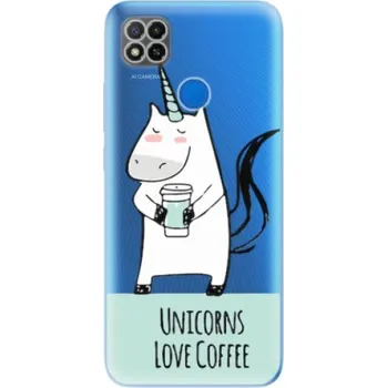 Telefonní příslušenství Odolné silikonové pouzdro iSaprio - Unicorns Love Coffee - Xiaomi Redmi 9C