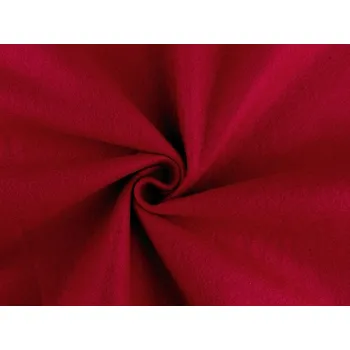 Galanterie Filc / plsť metráž tloušťka 1,4 mm, barva 8 (F02) červená tmavá