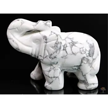 Drahý kámen Magieprirody.cz Slon Magnezit 50 x 35 mm z přírodního kamene #ZB23