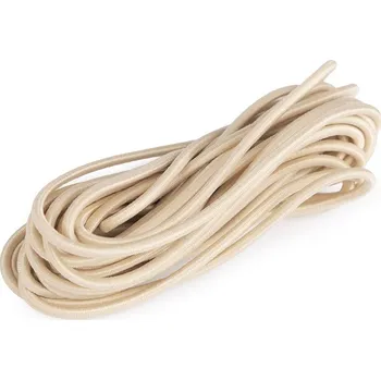 Textilní guma Kulatá pruženka průměr 2 mm svazek 3m tmavá béžová