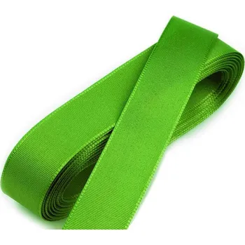 Stuha taftová šíře 20 mm, barva 307 zelená limetková