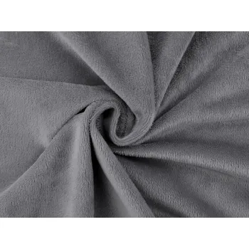 Minky hladké / jemný plyš SAN, barva 6 (180) šedá