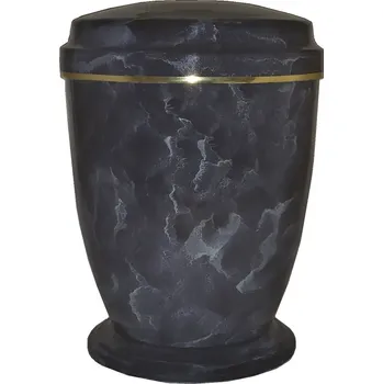 Smuteční dekorace Obal na urnu hliník, šedostříbrný mramor