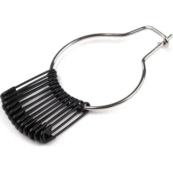 Nástroj na niť a příze Spínací špendlíky délka 19 mm, barva černý lak