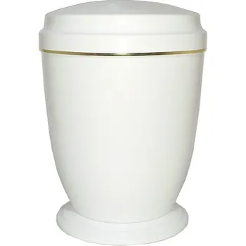 Smuteční dekorace Obal hliníkový, bílá