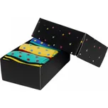 Dámské ponožky Meatfly Stripes Dot, DÁRKOVÉ BALENÍ 3 páry 2022 S12 XS/S (36-39)