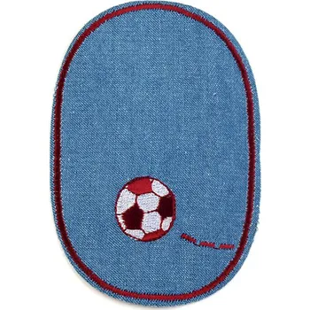 Nášivka Nažehlovačka / záplata riflová míč, barva 2 modrá jeans