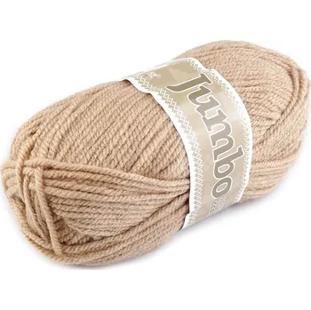 Galanterie Pletací příze Jumbo 100 g, barva 2 (979) béžová
