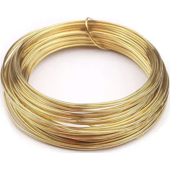 Vázací drát Drát měděný, lakovaný Ø0,8 mm, barva 2 zlatá