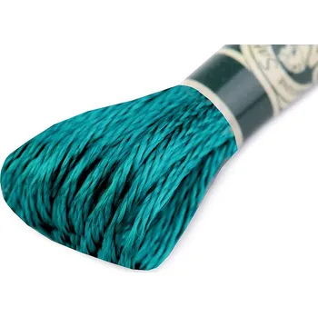 Příze Vyšívací příze DMC Mouliné Satén, barva S943 Kelly Green