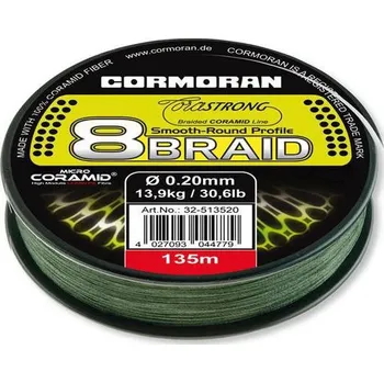 Pletená šňůra Cormoran Corastrong 8-metráž