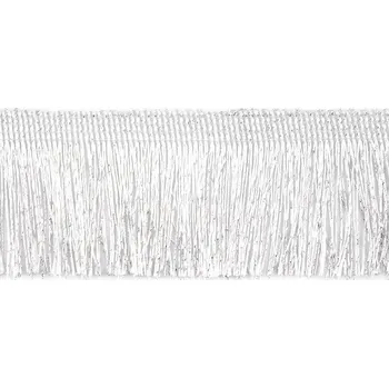 Leonské třásně šíře 40 mm, barva 2 stříbrná