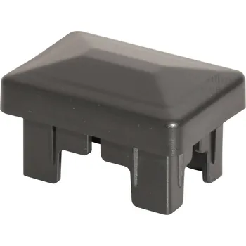 Příslušenství pro plot Čepička SUPER PE 60x40 mm, černá