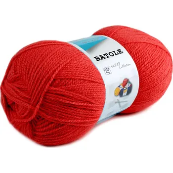 Příze Pletací příze Batole 100 g, barva 18 (52840) červená