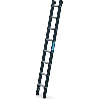 Žebřík Profesionální žebřík, nosnost 250 kg, výška 2380 mm, 8 stupňů