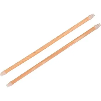 Příslušenství ke kleci pro ptáka Trixie dřevěná bidla s plast.úchytem do klece 35 cm / 10 a 12 mm / 2 x 2 ks