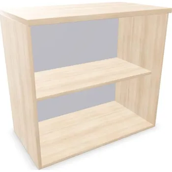 Policová skříň Kancelářská skříň - regál, nástavec, v x š x h: 740 x 800 x 445 mm, barva akácie